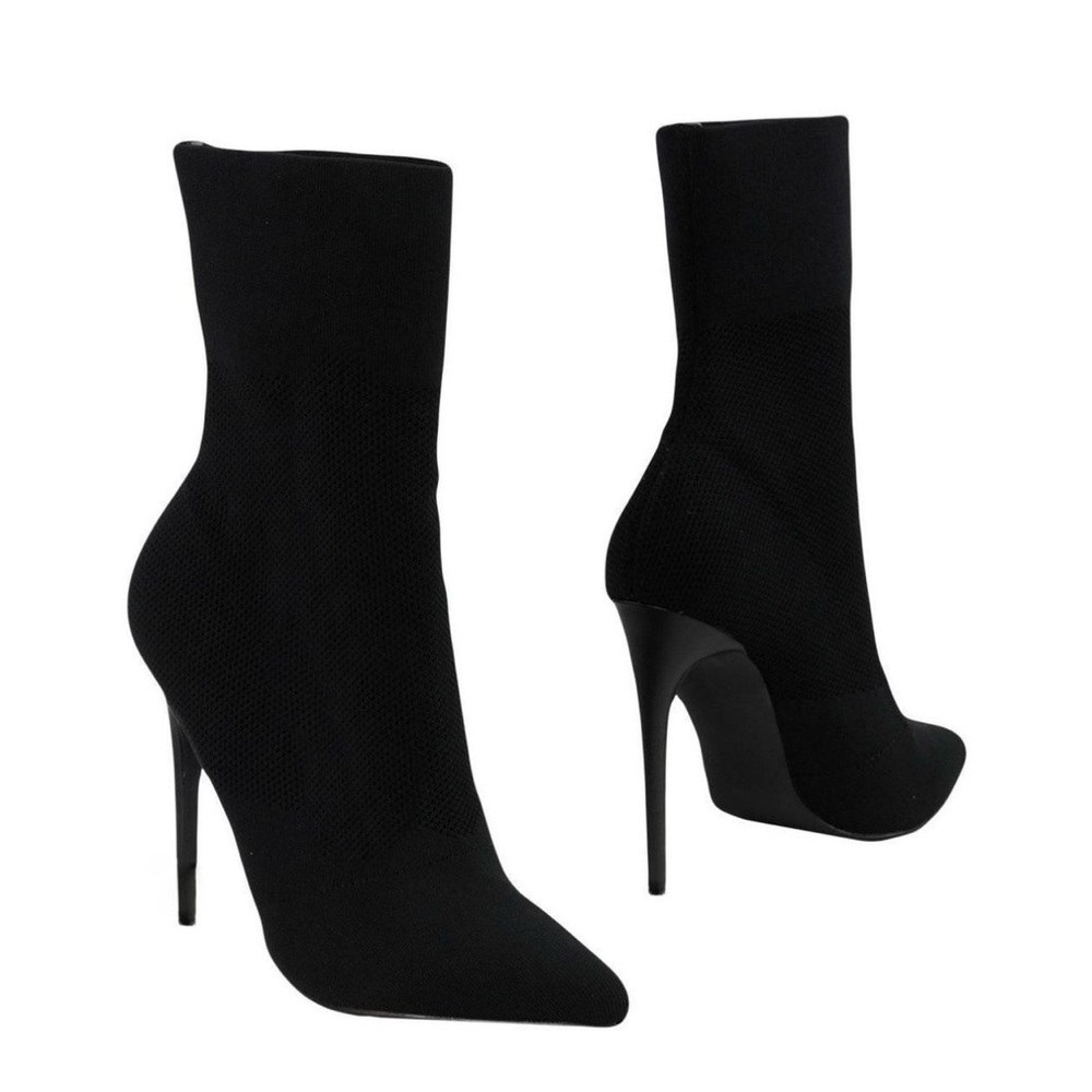 Steve Madden Black Heeled Boots